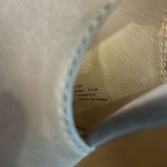 Coach wooden wedges taupe 7.5 - Picture 4 of 7